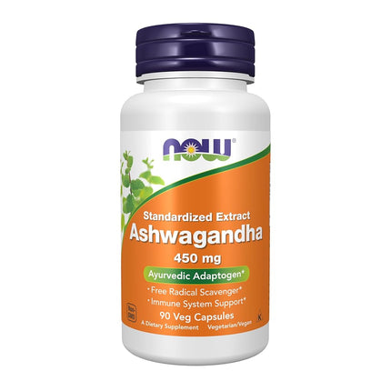 NOW Ashwagandha Extract 450 mg,90 Veg Capsules