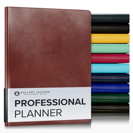 Gallery Leather Professional Planner 2026-2027 Aca