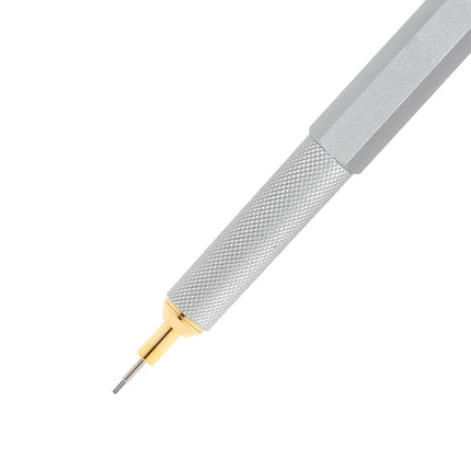 rOtring 1904449 800 Retractable Mechanical Pencil, 0.5 mm, Silver Barrel