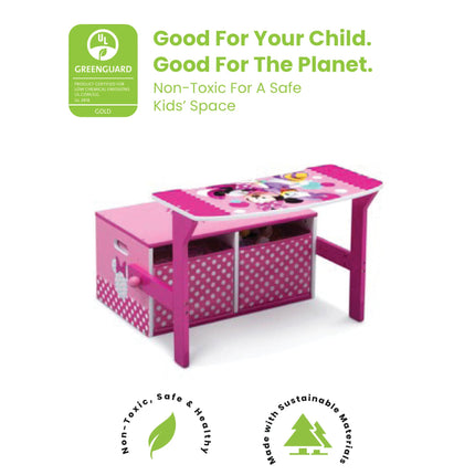 Banc d'activités pour enfants Delta Children, Disney Minnie Mouse