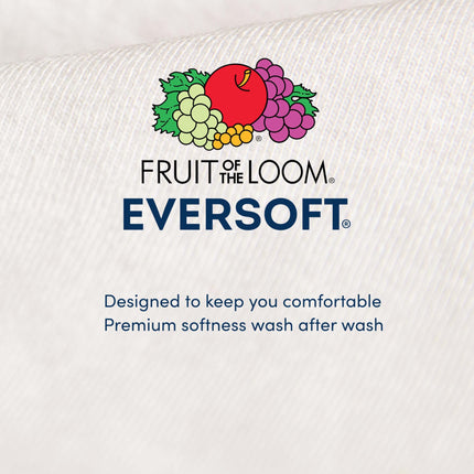 Fruit of the Loom Camiseta sin mangas A-Shirt para hombre, sin etiqueta y con absorción de humedad, camiseta interior de tela elástica acanalada, 6 unidades-blanco, XXL (Paquete de 6)