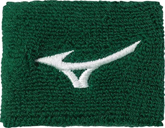 Mizuno 2" Wristband G2, Forest, ONE Size FITS All 