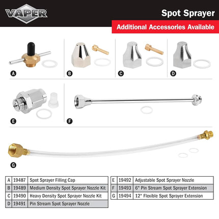 Vaper 19422 Spot Spray Non-Aerosol Sprayer - Black