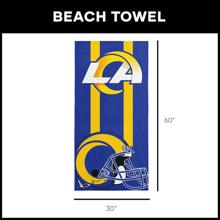 Northwest NFL Houston Texans Unisex-Adult Beach Towel, 30" x 60", Zone Read