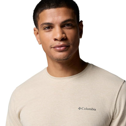 Columbia Men's Thistletown Hills Short Sleeve, Ancient Fossil Heather, 6X Big