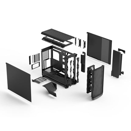 Fractal Design Meshify 3 XL Black ATX Computer Case - High Airflow with Advanced Cooling Support