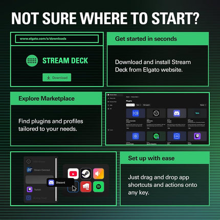 Elgato Stream Deck MK.2 Studio Controller, 15 Macro Keys