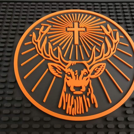 Jagermeister Bar Mat Professional Spill Mat Wait Station Drip Mat 12x9.5 Coaster