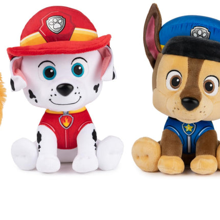 GUND PAW Patrol Rubble con su uniforme de construcción característico para mayores de 1 año, 9" (los estilos pueden variar)