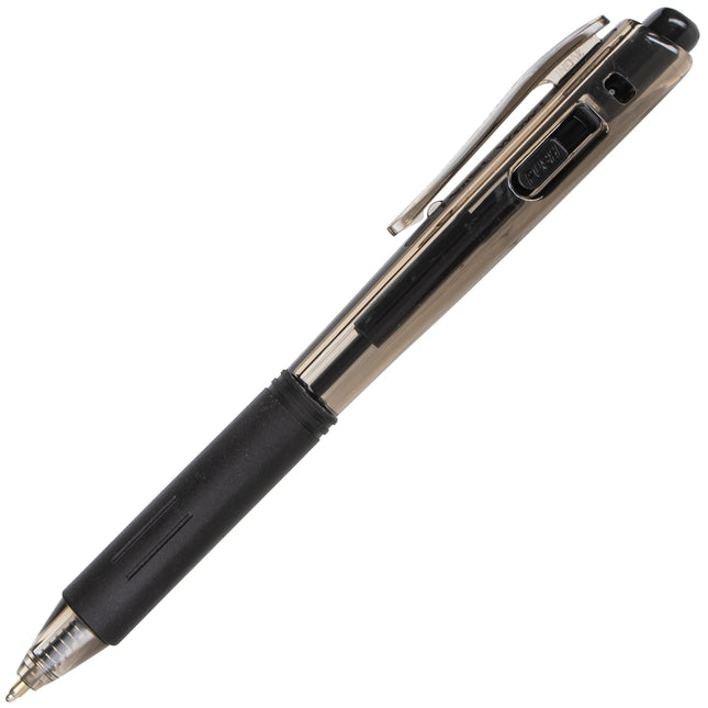 Pentel WOW! Ballpoint Pen, (1.0mm) Med. line, Black Ink, 60-pk Canister (BK440PC60A)