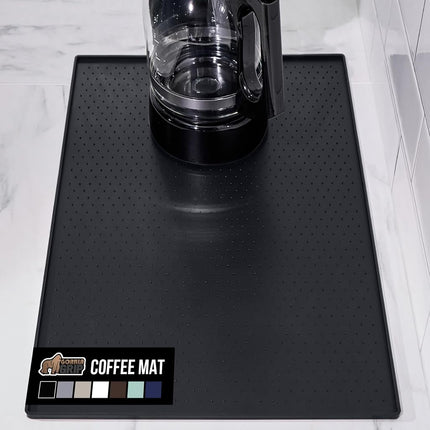 GORILLA GRIP Silicone Coffee Mat, Espresso Machine