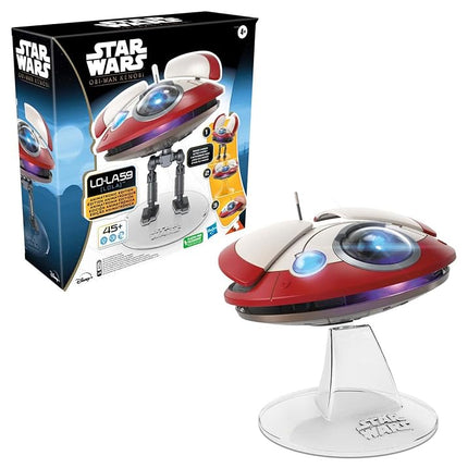 Star Wars L0-LA59 (Lola) Animatronic Edition, Obi-Wan Kenobi Series-Inspired Electronic Droid Toy, Toy for Kids Ages 4 and Up