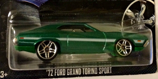 Hot Wheels 2015 FAST AND FURIOUS RELEASE EXCLUSIVE GREEN '72 FORD GRAND TORINO SPORT #4/8 DIE-CAST
