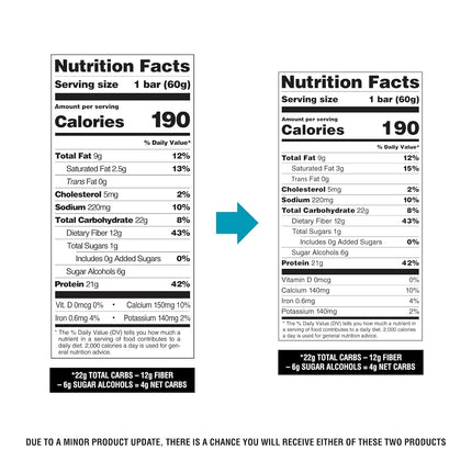 Quest Nutrition 60g Chocolate Chip Cookie Dough Protein Bar - Pack of 12