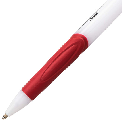 Pentel GlideWrite with TechniFlo Ink Ballpoint Pen, (1.0mm) Med. Line, Black/Blue Ink, 48 Pieces (BX910AC-4)