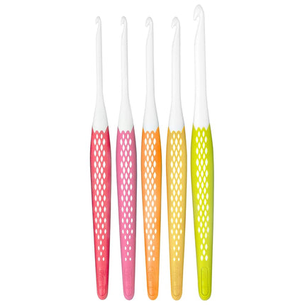 Prym Crochet Hook Set, Multicolor, Small (E, G, 7, H, J)