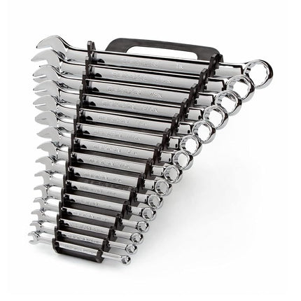 TEKTON 18772 Combination Wrench Set with Store and Go Keeper, Inch, 1/4-Inch - 1-Inch, 15-Piece