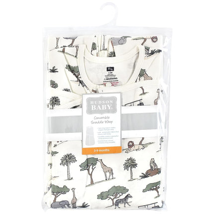 Gigoteuse convertible pour bébé unisexe Hudson Baby, motifs safari, 0-3 mois