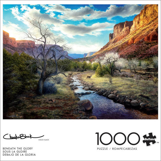 Buffalo Games - Charles Black - Beneath The Glory - 1000 Piece Jigsaw Puzzle for Adults -Challenging Puzzle Perfect for Game Nights - Finished Size is 26.75 x 19.75