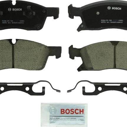 BOSCH BC1455 QuietCast Premium Ceramic Disc Brake Pad Set - Compatible with Select Dodge Durango; Jeep Grand Cherokee; Mercedes-Benz GL350, GLE300d, GLE350, ML250, ML350, ML400; FRONT