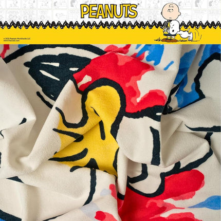 Franco Collectibles Peanuts Snoopy & Woodstock Super Soft Cotton Bath/Pool/Beach Towel, 58 in x 28 in, (100% Officially Licensed Product)