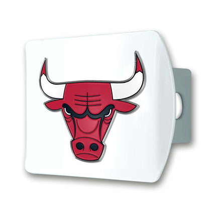 FANMATS 44100 NBA - Chicago Bulls Color Hitch Cover - White