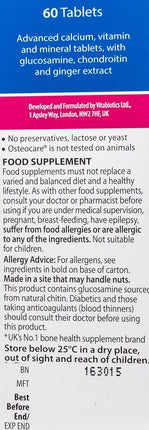 Osteocare by Vitabiotics Plus Glucosamine & Chondroitin Tablets x 60