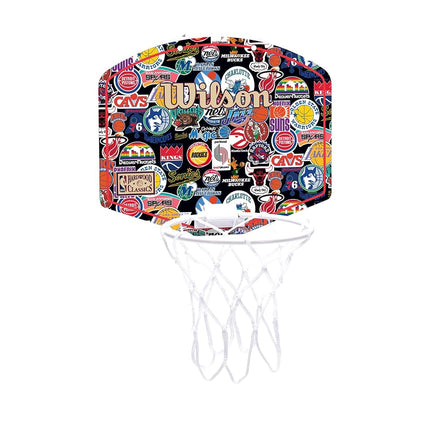 Wilson NBA Team Retro Mini Hoop, Multi