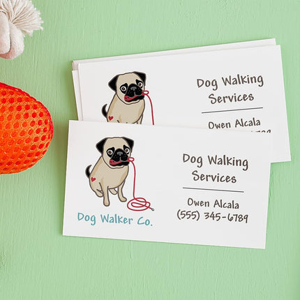Avery Printable Business Cards, Inkjet Printers, 1,000 Cards, 2 x 3.5, Clean Edge, Heavyweight (8870)
