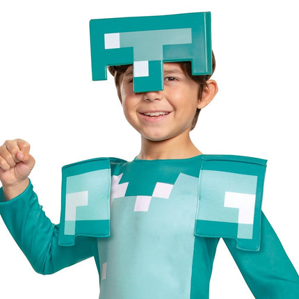 Minecraft Steve Costume for Boys, Halloween Costumes For Boys Size L