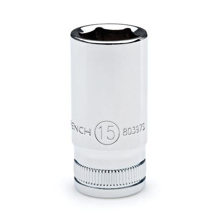 GearWrench 80304S 13-Piece 1/4-Inch Drive 6-Point Mid Length Socket Set Metric
