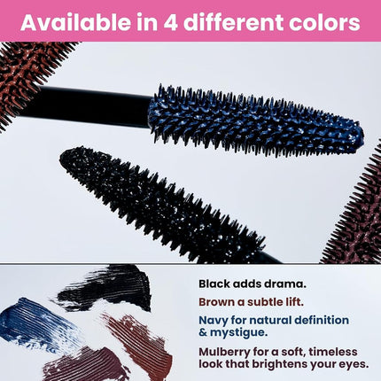Prime Prometics PrimeLash Mascara for Older Women – Volumizing, Incredible Length in 2 Coats – Long-Stay, Zero Clumps, Hypoallergenic (Black)