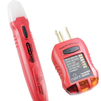Gardner Bender GTK-2 Safety Kit, GVD-3504 Non-Contact Voltage Tester and GFI-3501 GFI Tester, 2-Piece