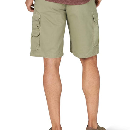 Wrangler Authentics Men's Stretch Twill Cargo Shorts, Aloe, 42