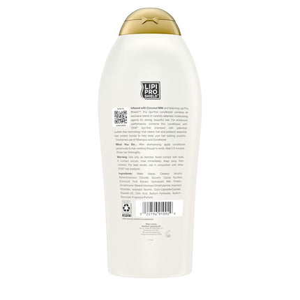 OGX Beauty Nourishing Plus Coconut Milk Conditioner, 750 ml