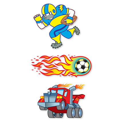 Melissa & Doug Mes Premiers Tatouages Éphémères : Aventure, Créatures, Sports et Plus Encore (Plus de 100 Tatouages Adaptés aux Enfants)