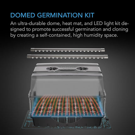 AC Infinity Heavy-Duty Humidity Dome 5x8 Germination Kit with Waterproof