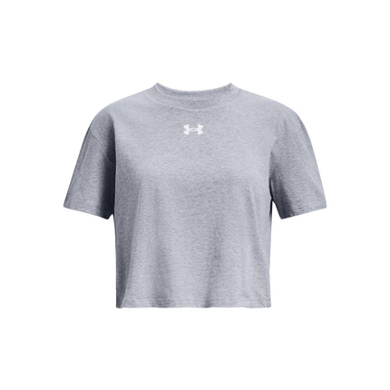 Under Armour Girls Crop Sportstyle Logo Short-slee