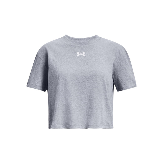 Under Armour Girls Crop Sportstyle Logo Short-slee