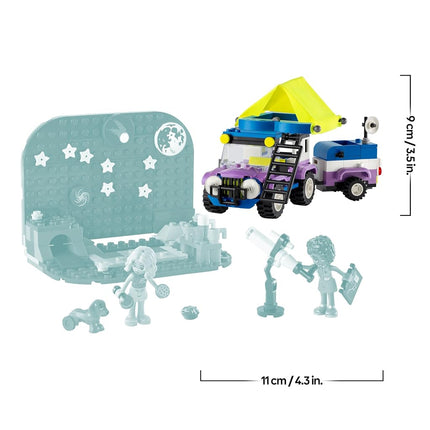 LEGO Friends Stargazing Camping Vehicle Set with 4x4 Car Toy for 7 Plus Year Old Girls, Boys & Kids Featuring Nova and Aliya Mini-Doll Characters, Plus Dog and Hedgehog Animal Figures, Gift Idea 42603