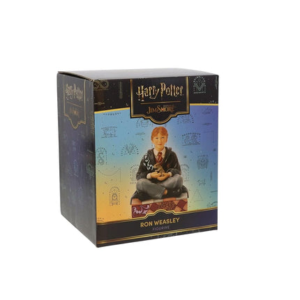 "JIM SHORE" Enesco Harry Potter Ron Weasley Holding Scabbers The Rat Figurine, 4.13 Inch, Multicolor