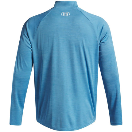 Under Armour Mens Tech Half Zip Long Sleeve T-Shirt Ether Blue XS