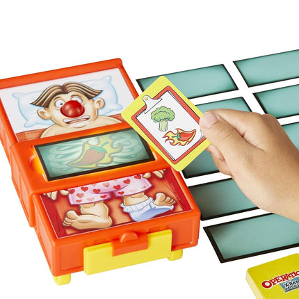 Hasbro Gaming Operation X-Ray Match Up Board Game for 2 or More Players, Matching Game for Kids Ages 4 and Up, with Lights and Sounds,Red