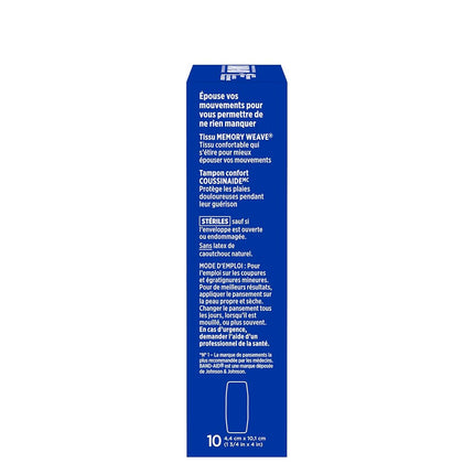 Band-Aid Brand Adhesvie Bandages Flexible Fabric, Extra Large, 10 Count (Pack of 2)