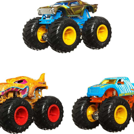 Hot Wheels Monster Trucks 1:64 Color Shifters, 3-P