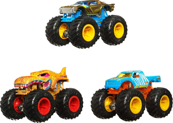 Hot Wheels Monster Trucks 1:64 Color Shifters, 3-P