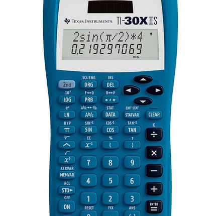 Texas Instruments TI-30XIIS Scientific Calculator, Blue