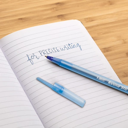BIC America GSF11BE Stylo-bille rétractable Stic, encre bleue, pointe fine, douzaine