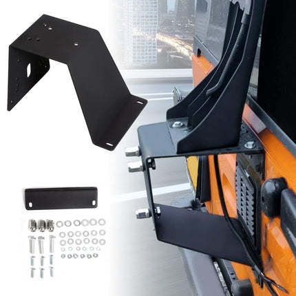 ECOTRIC Tire Carrier Mount Textured Black Heavy Du