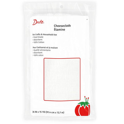 Dritz 591 Cheesecloth, Food Grade #10, 36-Inch x 1